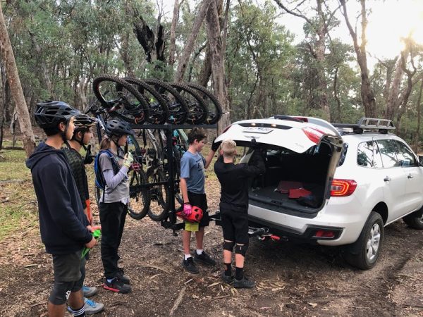 Shingleback Vertical Bike Rack Optional Swing Arm | Shingleback Off Road