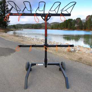 Shingleback Trolley Stand with Shingleback 5 Bike Rack
