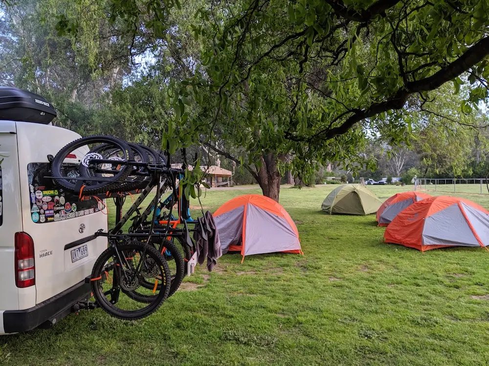 Camping on the Great Vic Rail Trail
