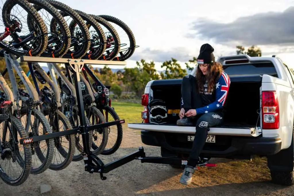 Swing Arm Vertical Bike Rack
