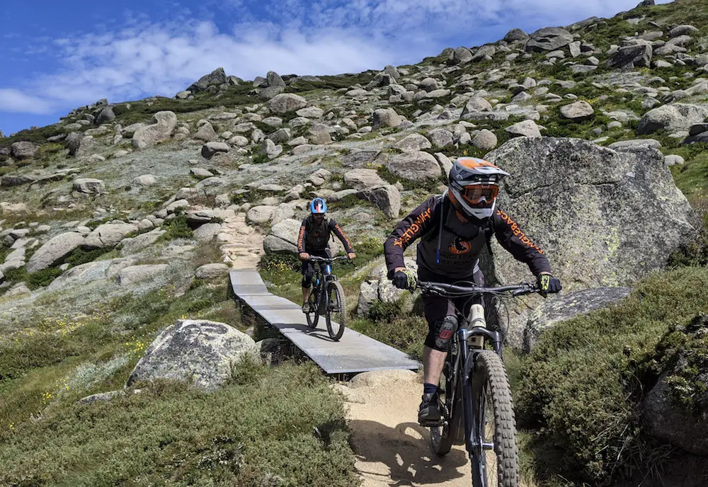 Mountain Biking on Thredbo's All Mountain Trail