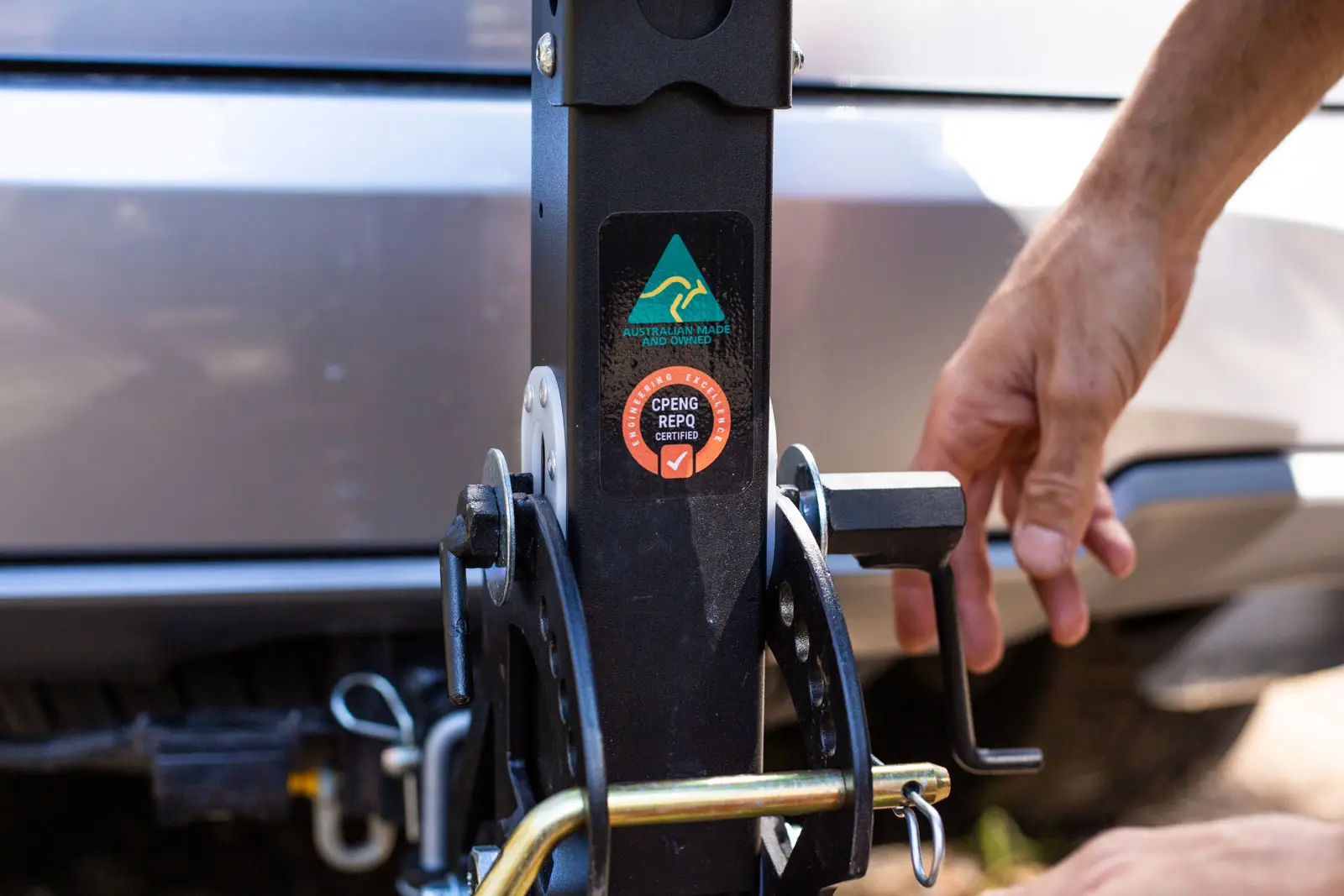 Australian Made Vertical bike Rack