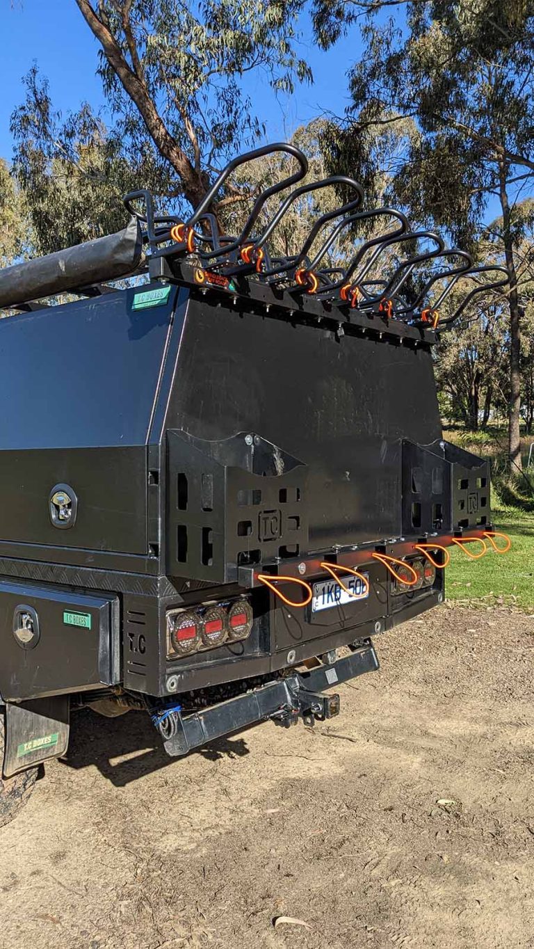 Outrigger Bike Rack Shingleback Canopy Bike Rack - Shingleback Off Road