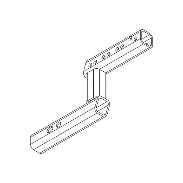 150mm OFFSET TOW BAR TUBE - Image 4