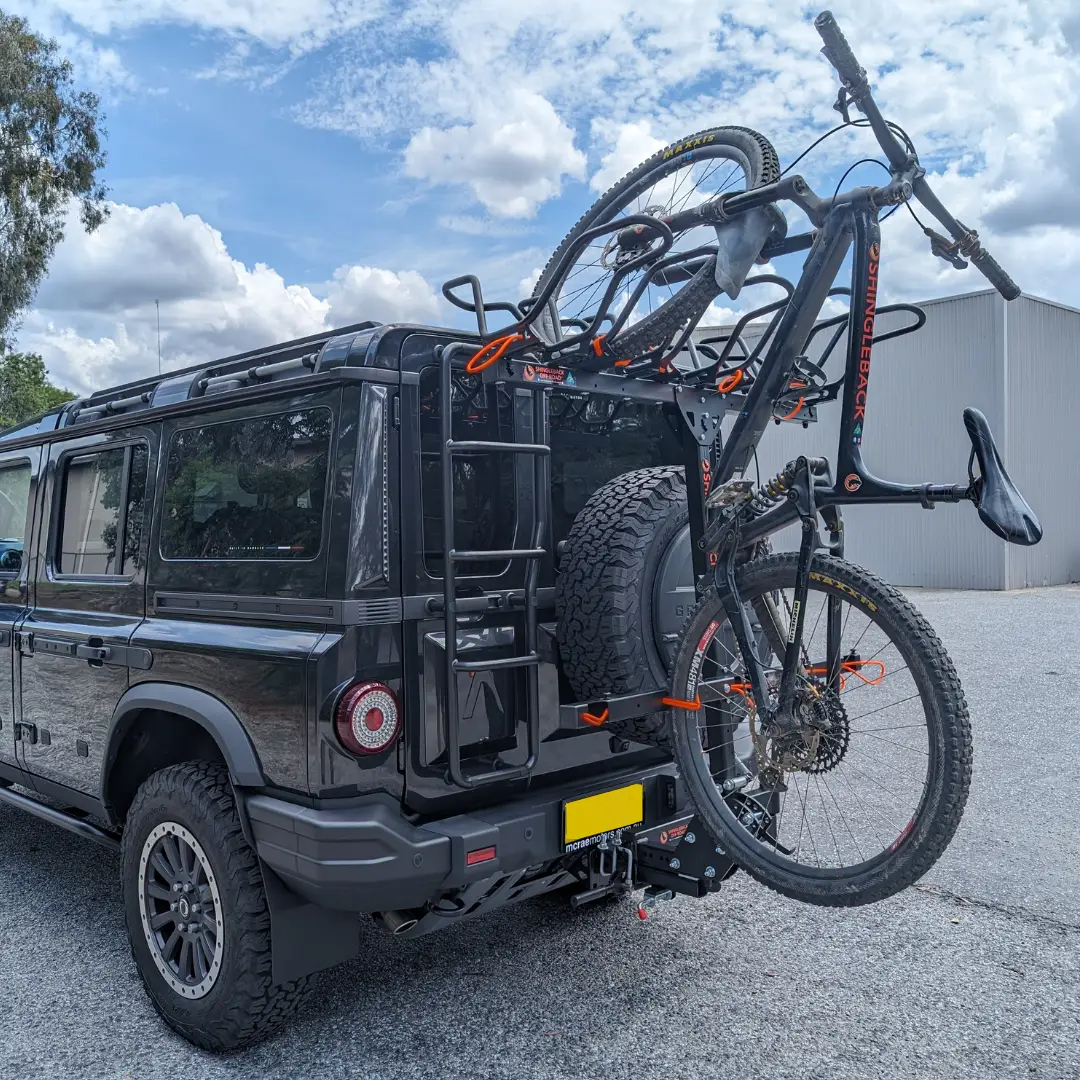 Ineos Grenadier with Shingleback Rack